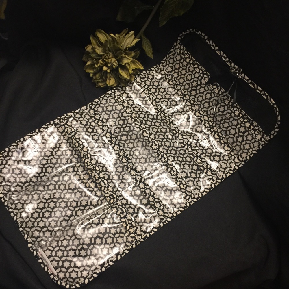 Jewelry/Small item holder-Black & White with Hook